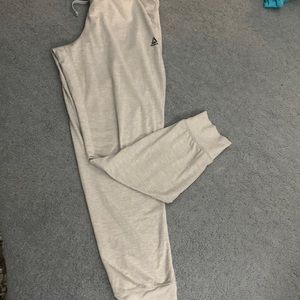 Gray reebok joggers